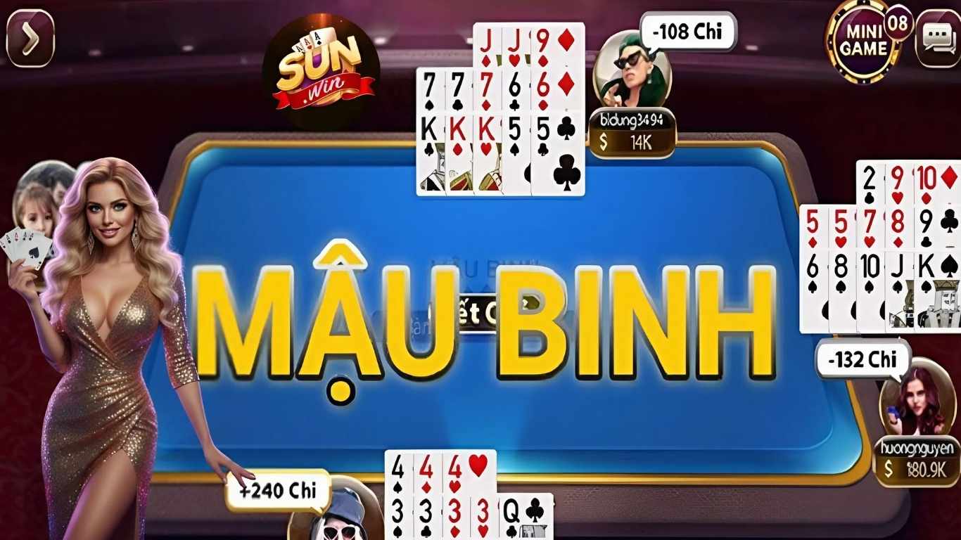 Cách chơi bài Mậu Binh Sunwin siêu đơn giản