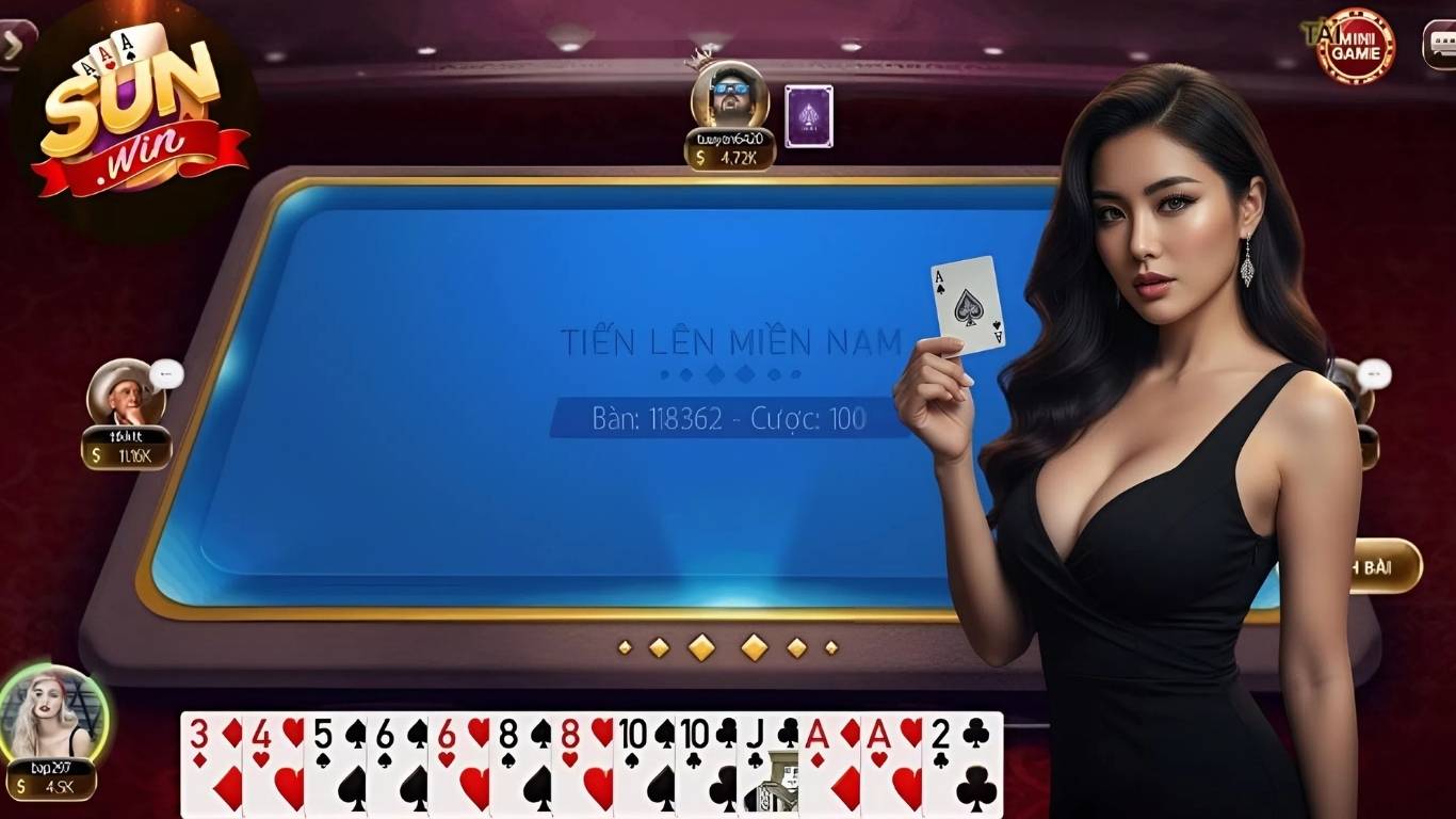 Cách chơi cơ bản của game bài tiến lên miền Nam tại Sunwin